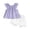 Purple, variant on LYHaoo Clothing Sets for Girls Summer Baby Girl's Light Weight Sweet Knot Print Sleeveless Top With Ruffled Hem And Short Pants Set Sizes 3-4 Years(Pink)
