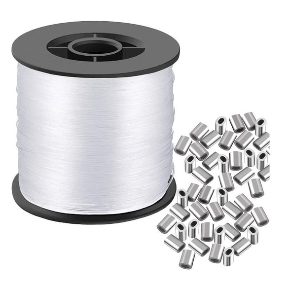 EcoNesxp Safe and reliable 8mm nylon rope transparent invisible hanging line 8mm nylon rope