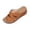 Brown, variant on Women Wedge Slide Sandals Star Cutout Embroidered Shoes Comfortable For Casual Home Travel Daily Outdoor Activities