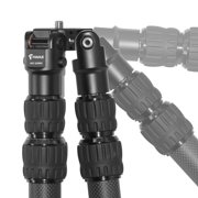 FANAUE Carbon Camera Tripod, 63 Professional Camera Tripod 3 Sections with Quick Release Handle,Compatible with DSLR Camcorder(HTC-3230CK)