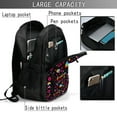 thumbnail image 4 of Defioc Lgbt Rainbow For Pride for Travel Backpack for Women,15.6 inch Laptop Backpack Carry On Backpack Personal Item Travel Bag Daypack for School Weekender Business Trip, 4 of 7