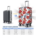 thumbnail image 6 of Haiem Lilies Flowers Luggage Cover Printed Suitcase Covers for Luggage Elastic Washable Suitcase Protector Fits 18-32 Inch Luggage-, 6 of 9