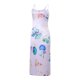thumbnail image 4 of SAYOO , vestidos largos con tirantes finos estampados para mujer, vestido ajustado con escote en V y cuello Halter, vestido Sexy sin espalda para fiesta, ropa para discoteca SAYOO Estilo de ocio, 4 of 9