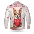 thumbnail image 2 of Happy Valentine's Day Chihuahua Brings Love Heart All Over Print 3D Baseball Jacket Dog Lover Gifts Idea Bomber Jacket Softball - 02028, 2 of 6