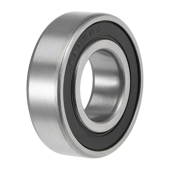 6205-2RS Deep Groove Ball Bearings Z2 25mmx52mmx15mm Double Shielded Carbon Steel