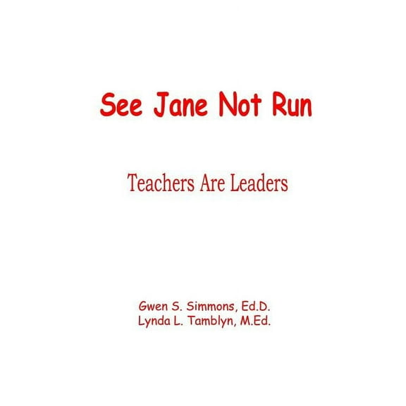 See Jane Not Run, (Paperback)