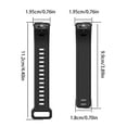 thumbnail image 3 of Silicone Sports Sweat Proof Solid Color Watch Band With Convenient Adjustment And Wide Compatibility Compatible With Smartwatch Womens Solar Watch Railroad for Men Watch Solar Watch for Men Rugged Big, 3 of 4