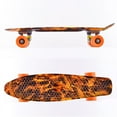 thumbnail image 3 of 22 Inch 4-Wheel Skateboard Single-Warp Mini Cruiser And Longboard Fish Board For Kids Adult Gift Penny Style Board, 3 of 6