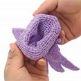 thumbnail image 3 of Toystoory Bath Glove Exfoliating Body Bathroom Shower Skin Soft Portable Massage Clean Gloves Scrub Exfoliator Leg Spa Scrubber Juegos de accesorios de baño Azul NO3, 3 of 6