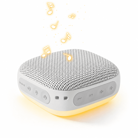 DTIRD White Noise Sound Machine,20 Soothing Noise Machine for Baby & Adults,Sleep Aid & Focus Therapy, Night Light, Timer, Memory & Headphone Compatible ,Ideal for Home, Office & Travel