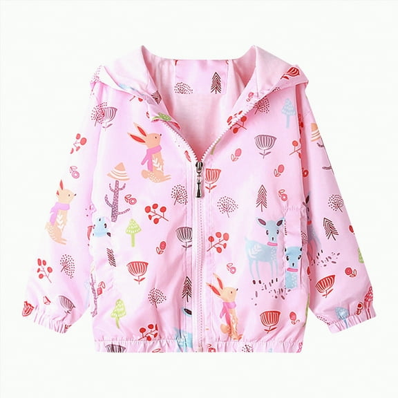 Hessimy Boys Denim Hooded Jacket Casual Fall Outerwear Trucker Jean Jacket Sherpa Vest Jacket Workout Girls' Outerwear Jackets Polo Jacket Girls Winter Coat Windbreaker (Light Pink,100)