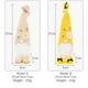 thumbnail image 5 of 2pcs Bumble Bee Gnome Scandinavian Tomte Swedish Honey Bee Elfs Home, 5 of 9