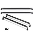 thumbnail image 1 of Putco Bed Cargo Rack 186866-2 VentureTEC; Bolt-On; Stake Pocket Mount; Powder Coated; Black; Aluminum; Without Tool Box Mount Kit; Adjustable Rack; With Dual T-Slot Channel Side Rails/Cross Bar Rails, 1 of 1