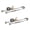 Gray, variant on Mega Cargo Control 10-Pack 2" x 12' E-Track Ratchet Straps, 1466 lbs Wll, Motorcycle & Pickup Truck Tie Downs, Yellow