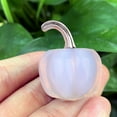 thumbnail image 4 of Fall Decor Thanksgiving Decoration Mini Pumpkin Decor Amethyst Agate Stone Jewelry Crystal Statues Transparent Personalized Pumpkin Crafts Ornaments for Thanksgiving Halloween Home Decor, 4 of 7