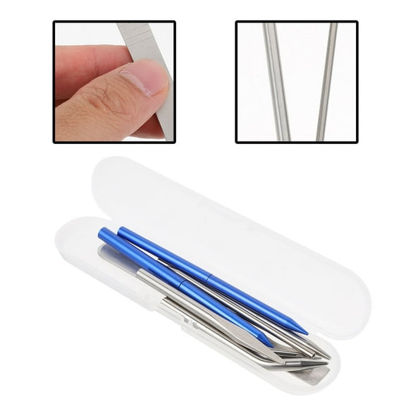 TAILTOSS 1 Set Outdoor Braiding Weaving Tool Set with Blue Stitching Needles for DIY Projects
