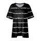 thumbnail image 5 of Camiseta de Manga Corta de Cuello en V Sólido Casual, Camisetas de Manga Corta para las Mujeres, 5 of 7
