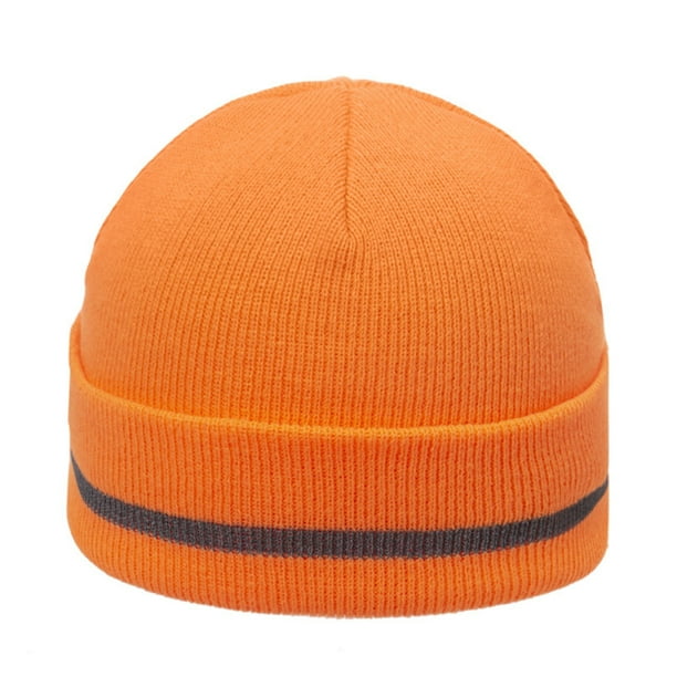 simu Baseball Cap Adjustable Size Warm Adult Hats Knit Headwear Winter