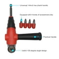 thumbnail image 5 of BE-TOOL Screwdriver with Handle and 4 Screwdriver Bit Screwdriver Set 105° Adapter Hex Drive, 5 of 8