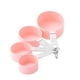 thumbnail image 3 of Tazas y cucharas medidoras, juego de 8 tazas y cucharas medidoras apilables para medir ingredientes líquidos secos con mango de acero inoxidable para hornear, 3 of 4