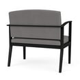 thumbnail image 3 of Amherst Steel Reception Waiting Bariatric Chair / Black Steel / Light Gray, 3 of 3