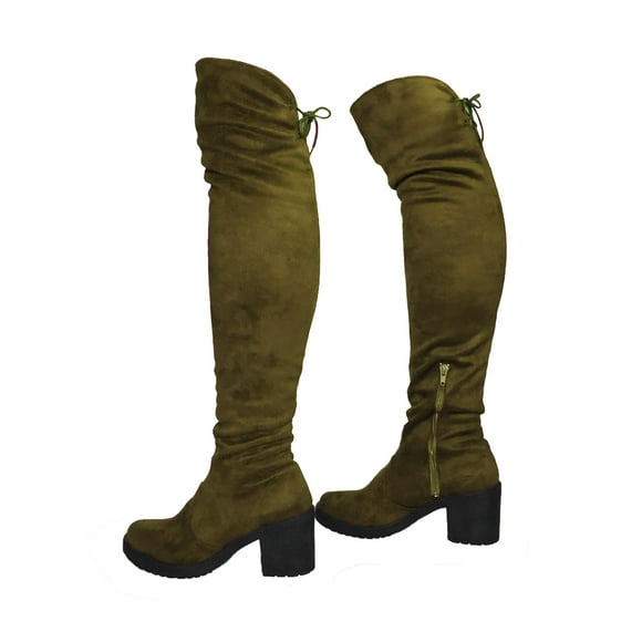 Bota Larga Para Mujer Maxi Bota Redonda Nyxmart NYXMART Botas Largas