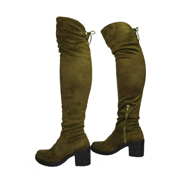 Bota Larga Para Mujer Maxi Bota Redonda Nyxmart NYXMART Botas Largas