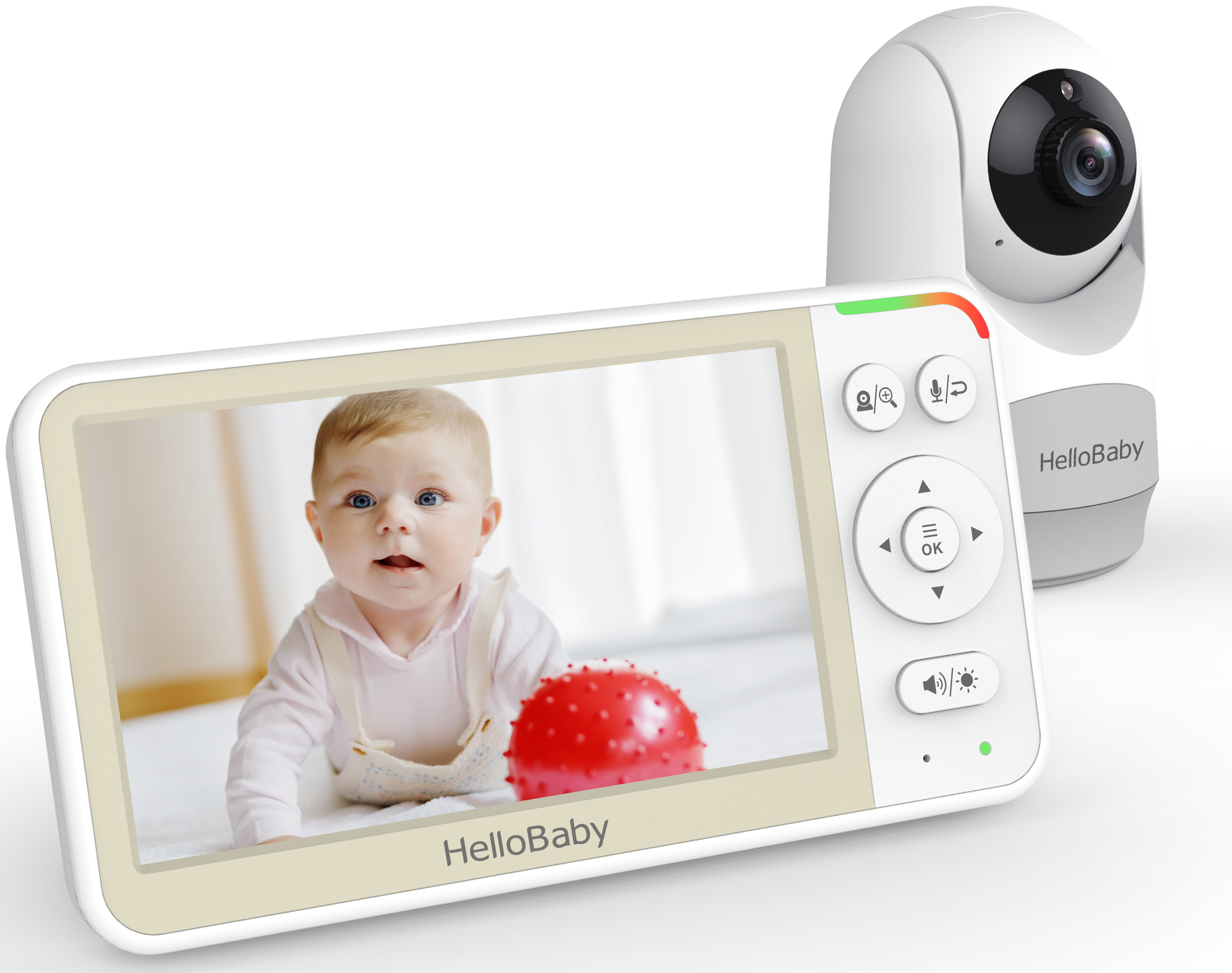 HelloBaby HB6256 Video Baby Monitor with Pan-Tilt-Zoom photo 1
