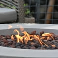 thumbnail image 2 of Elementi Natural Gas Concrete Lunar Bowl Fire Pit w/ Auto Ignition, Grey, 2 of 12