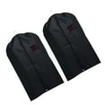 thumbnail image 3 of 2 fundas protectoras para ropa, trajes, vestidos, para el hogar y el dormitorio (negras)., 3 of 8