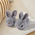 thumbnail image 4 of Toddler Girls Boys Bunny Slippers Cute Plush Rabbit Kids House Shoes Soft Fluffy Winter Warm Non-Slip Slippers Indoor Outdoor, 4 of 6