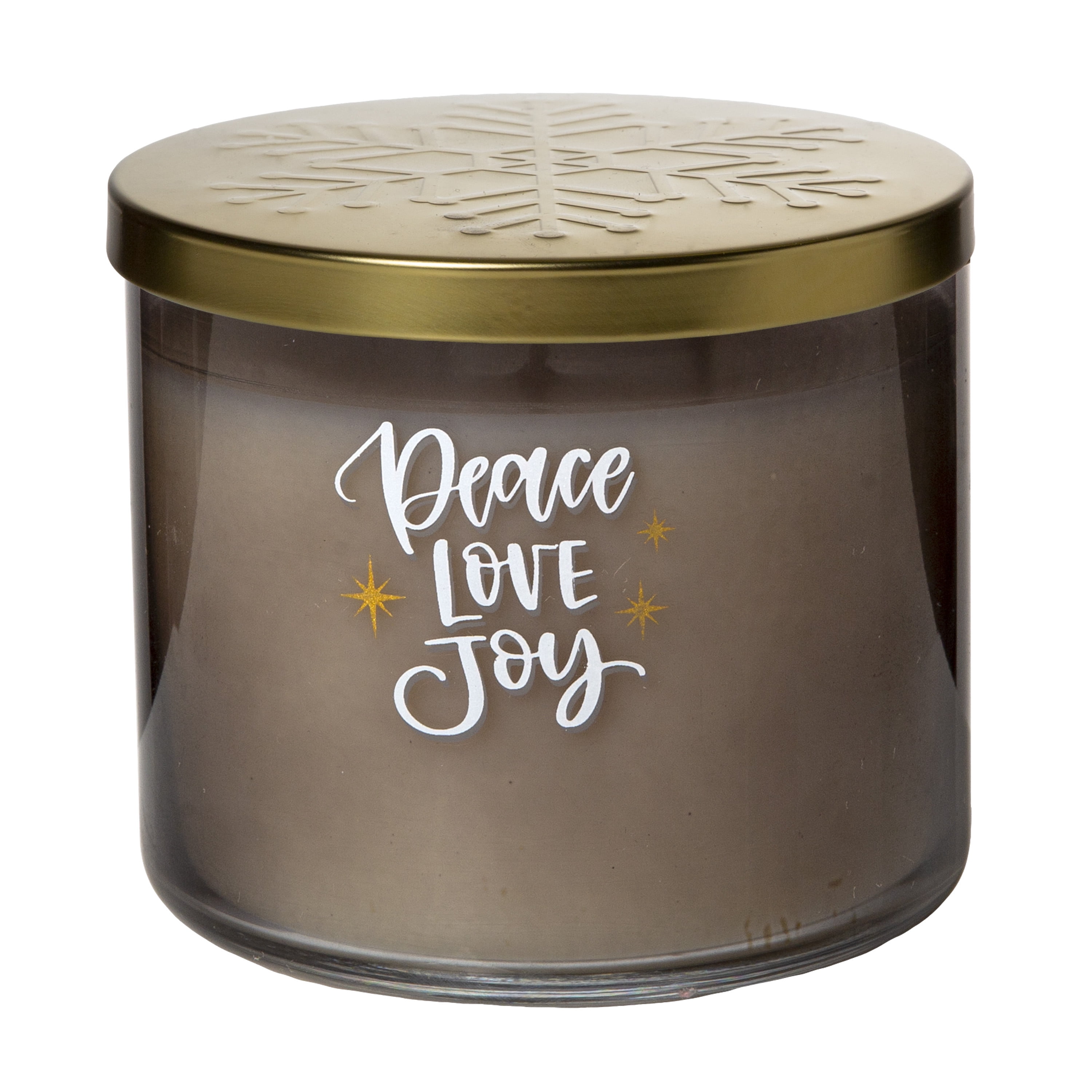 Mainstays Scented Single Jar Candle Peace Love Joy 14 Oz Walmart Com Walmart Com