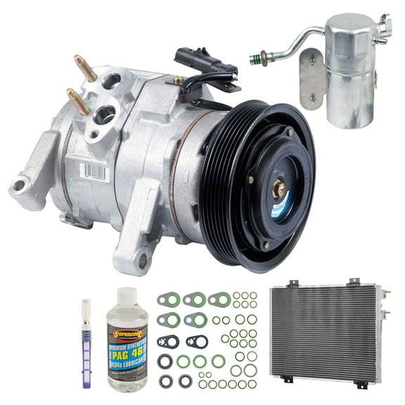 For Dodge Dakota 2006 2007 OEM AC Compressor w/ Condenser Drier - BuyAutoParts