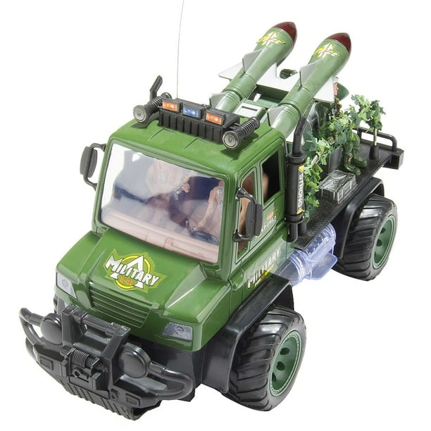 Remote Control Military Missile Combat Car, RC Camouflage Military