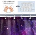 thumbnail image 3 of Dark Nebula Shower Curtain Fabric Shower Curtain Set with 12 Hooks Waterproof 72 * 72 Inches for Bathroom Beach Caravan Hotel, 3 of 6