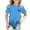 Blue, variant on XEGLSBU Girls Shirts Size 14 16 Cats Girls Summer Graphic Tee for Wear – Lightweight Short Sleeve Top with Printed for Kids Blue Size 9-10 Years