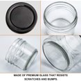 thumbnail image 4 of 100ml Glass Jars with Lids,Small Mason Jars,Mini Canning Jars with Black Lids for Honey,Jam,Jelly,Baby Foods,Wedding Favor,Showe (Gold   lids,24PCS), 4 of 7