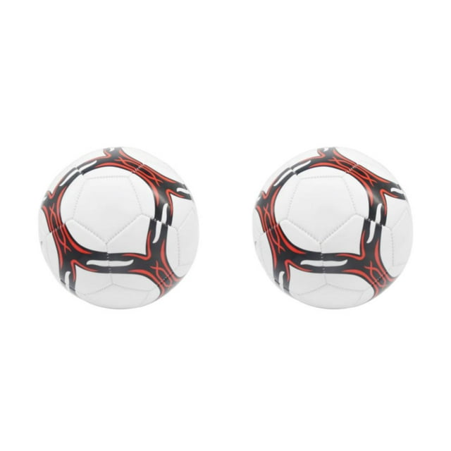 Youkk Newest Soccer Ball - Wear Resistant And Durable Training Portable Wide Application Range Ball Official Football Ball thicked white type 4 2Set