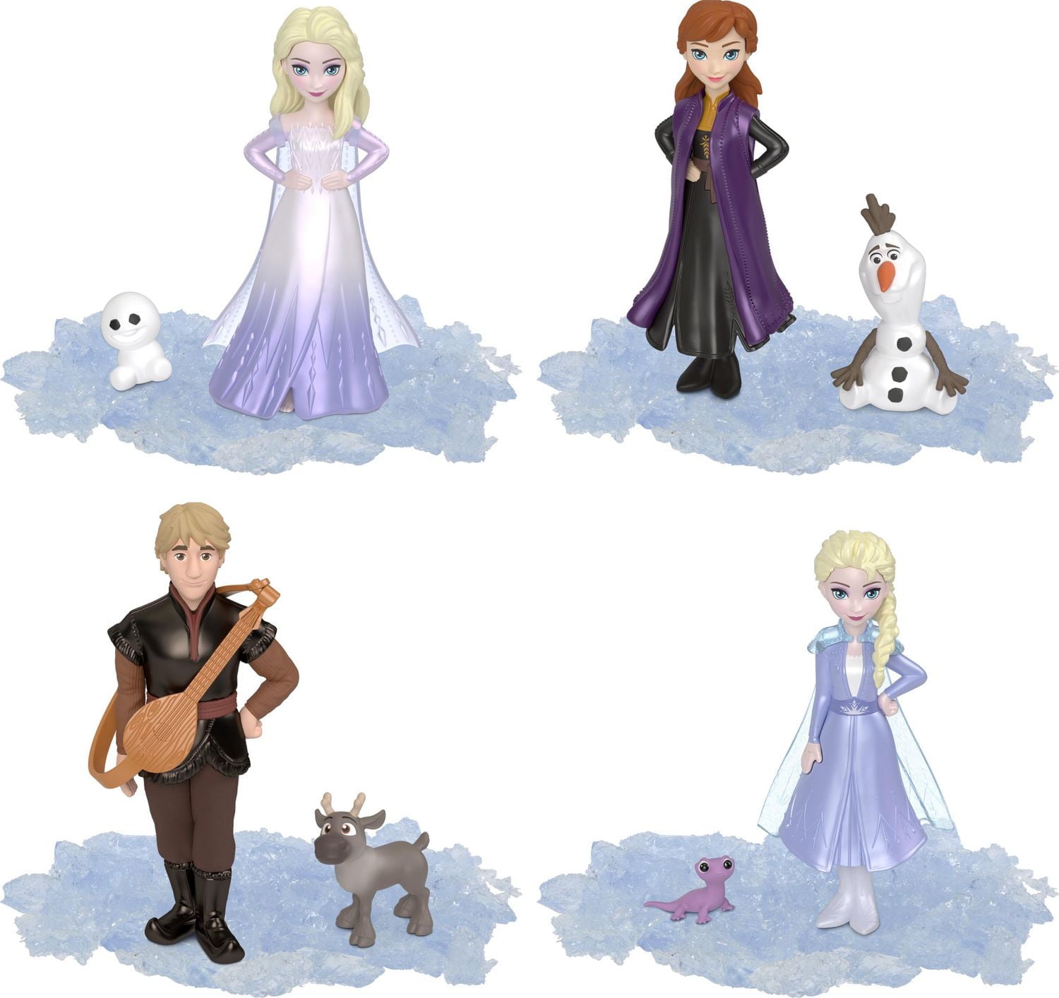 Disney Frozen Ice Reveal Surprise Small Doll with Gel, Character Friend & Accessories (Dolls May Vary)