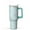Greenish-blue, variant on Xmas Holiday 40oz Stainless Steel Coffee Cup with Handle and Straw Lid, Leak Proof Insulated Christmas Tumbler, Winter Gift Mug for Adults