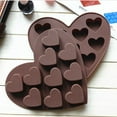 thumbnail image 5 of EUDIDV Silicone Bundt Cake Mold Heart Shaped Chocolate Molds Candy, DIY Baking Trays 10-Cavity Cake Molds Mini, 5 of 6