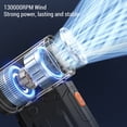 thumbnail image 3 of BLOWER DE AIRE INALÁMBRICO DE 130000 RPM, VENTILADOR DE TURBINA PORTÁTIL PORTÁL, 3 of 7