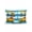 Light Blue, variant on 1 Pack Outdoor Throw Pillow, Yellow Truck Waterproof Pillow with Insert Included, Brown Striped Farmhouse Art Decorative Accent Cushion Sofa Pillows for Patio Porch, 16 x 16 In