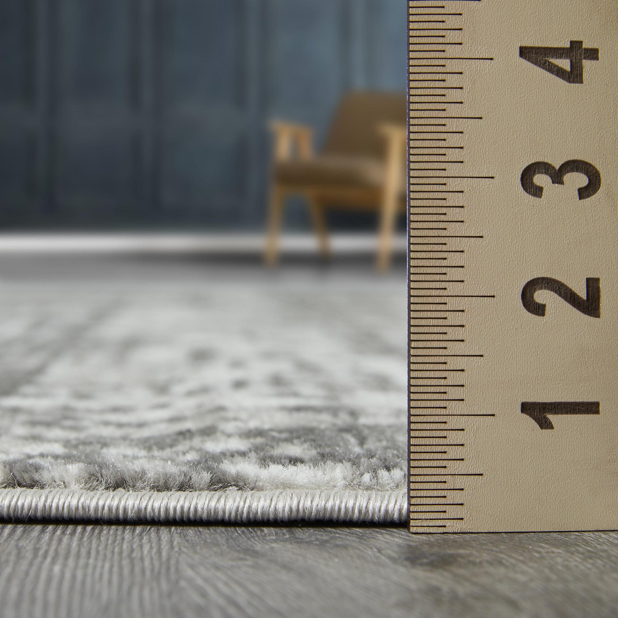 Loomaknoti Rhane Alvezi 6' x 9' Gray Oriental Indoor Area Rug