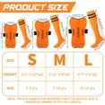 thumbnail image 3 of Soccer Shin Guards and Socks shin guard for Toddler Youth, Lightweight Soccer Shin Pads Protective Defender Gear for Sports Game-Orange,L, 3 of 9