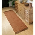 thumbnail image 6 of SUNDEREY 2'x5' Washable Runner Rug,2x5ft Bohemian Hallway Runner, Cotton Woven Reversible Entryway Rug, Modern Stain Resistant Boho Rug Low-Pile Throw Rug for ‎Dining Room Office,Red, 6 of 7