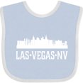 thumbnail image 3 of Inktastic Las Vegas Nevada Skyline Nv Cities Boys or Girls Baby Bib, 3 of 4