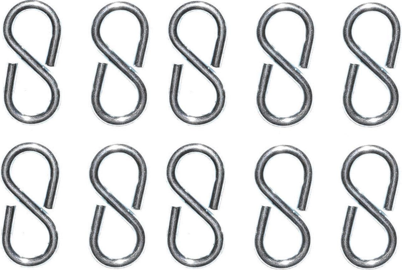 ProSource Closed SHook, 5/16 In Id 11/8 In H, Steel, Bright Zinc