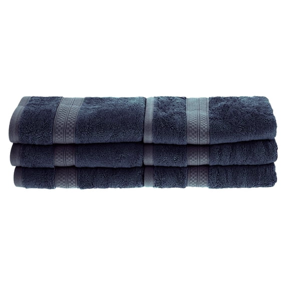 Rayon from Bamboo 650 GSM 6-Piece Hand Towel Set River Blue