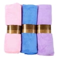thumbnail image 5 of Soft Absorbent Household Face Towel Baby Bathroom Bath Towel Washcloth(Pink Blue Purple 3pcs), 5 of 8
